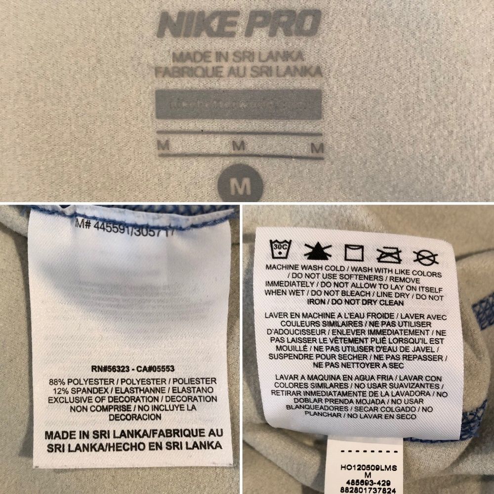 Nike Pro Hyperwarm 1/2 Zip Performance Pullover - image 7